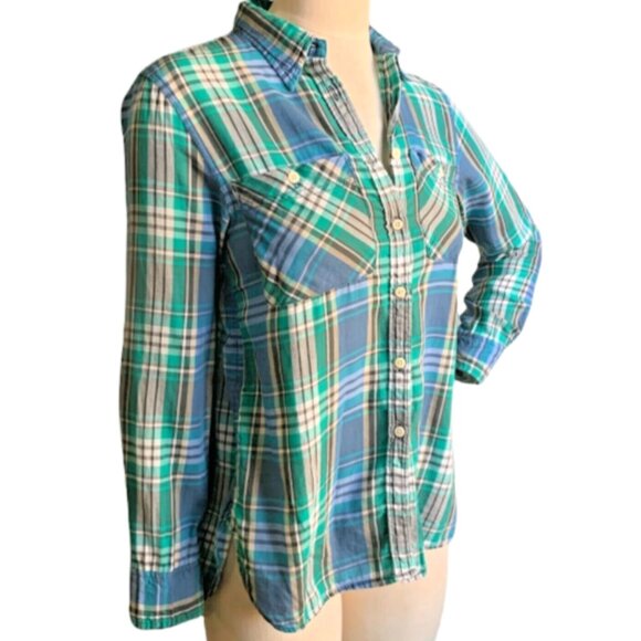 Denim & Supply Ralph Lauren RL Utility Shirt S Plaid #181A - Picture 4 of 9